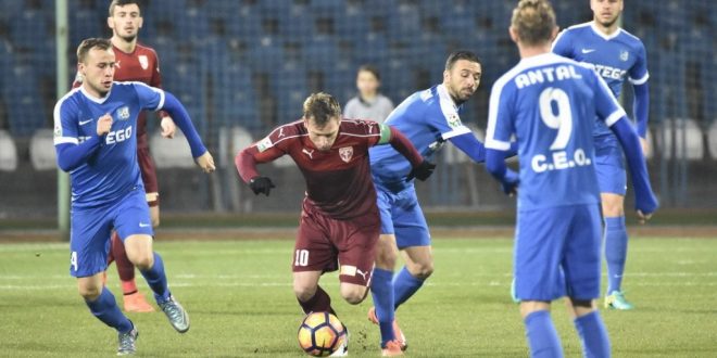 Pandurii Târgu-Jiu – FC Voluntari, scor 1 – 1 în etapa a 18-a a Ligii 1 Orange