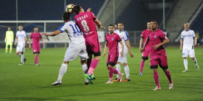 Pandurii Târgu-Jiu – CSM Politehnica Iași, scor  0-0 în etapa a II-a din  play out Liga I Orange