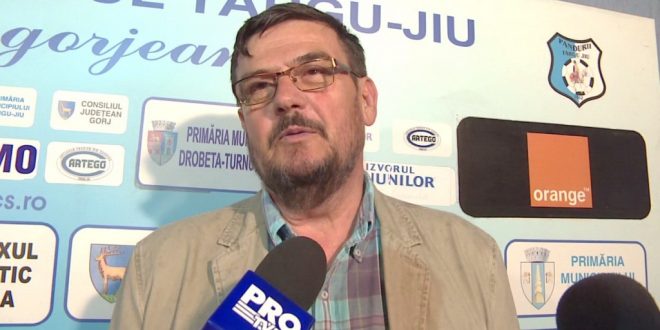 PANDURII TV / INTERVIU AL PREŞEDINTELUI USMO, MARIN CONDESCU, MECI PANDURII  TÂRGU JIU – GAZ METAN MEDIAŞ