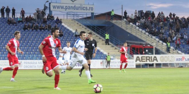 Pandurii Târgu-Jiu – Gaz Metan Mediaş, scor 0 – 0 în etapa a 13-a playout, Liga I Orange