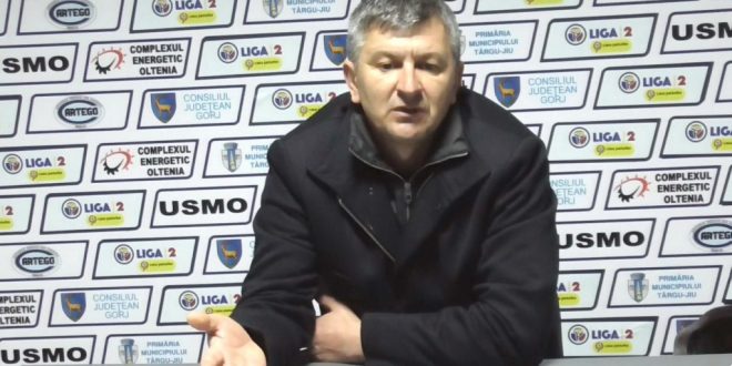 PANDURII TV / CONFERINŢA DE PRESĂ A ANTRENORULUI ECHIPEI PANDURII TÂRGU JIU, ADRIAN BOGOI